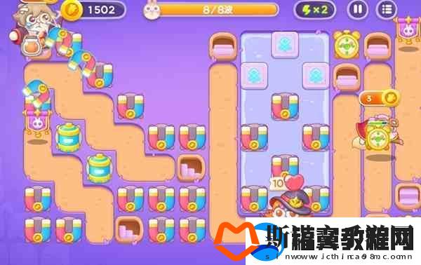 保卫萝卜4阿波与魔法宝藏第99关通关教学