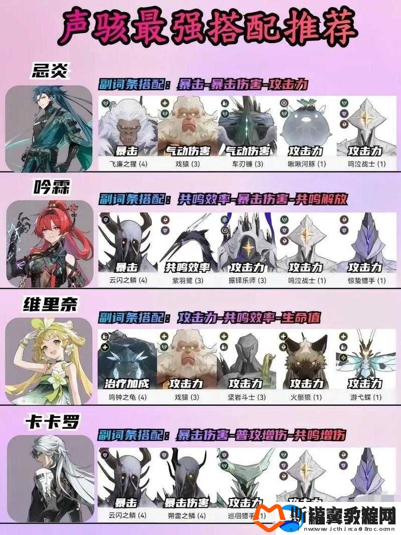 鸣潮炽霞声骸怎么搭配之独特探索与解读