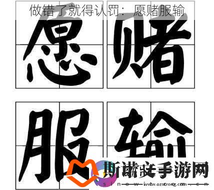 做错了就得认罚：愿赌服输