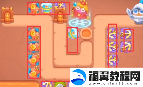 保卫萝卜4饿龙传说第5关怎么过