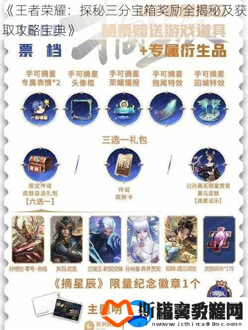 王者荣耀：探秘三分宝箱奖励全揭秘及获取攻略宝典