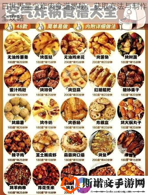 日世界星尘炸肉食谱揭秘：获取方法与制作全攻略
