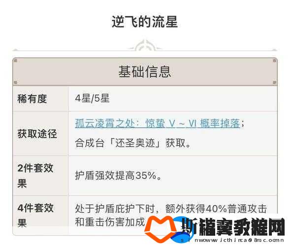 原神逆飞的流星套高效刷取全攻略