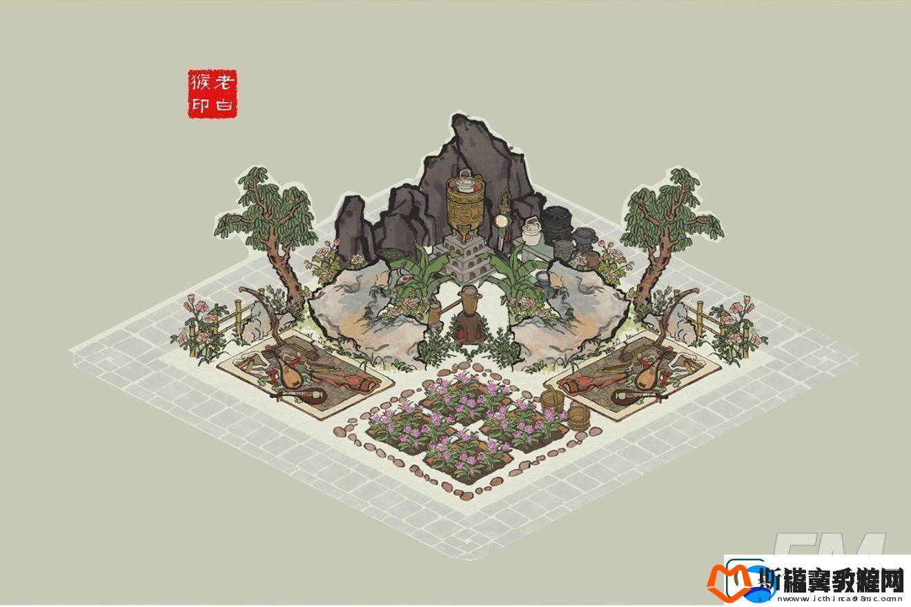 江南百景图街边演出布局方案