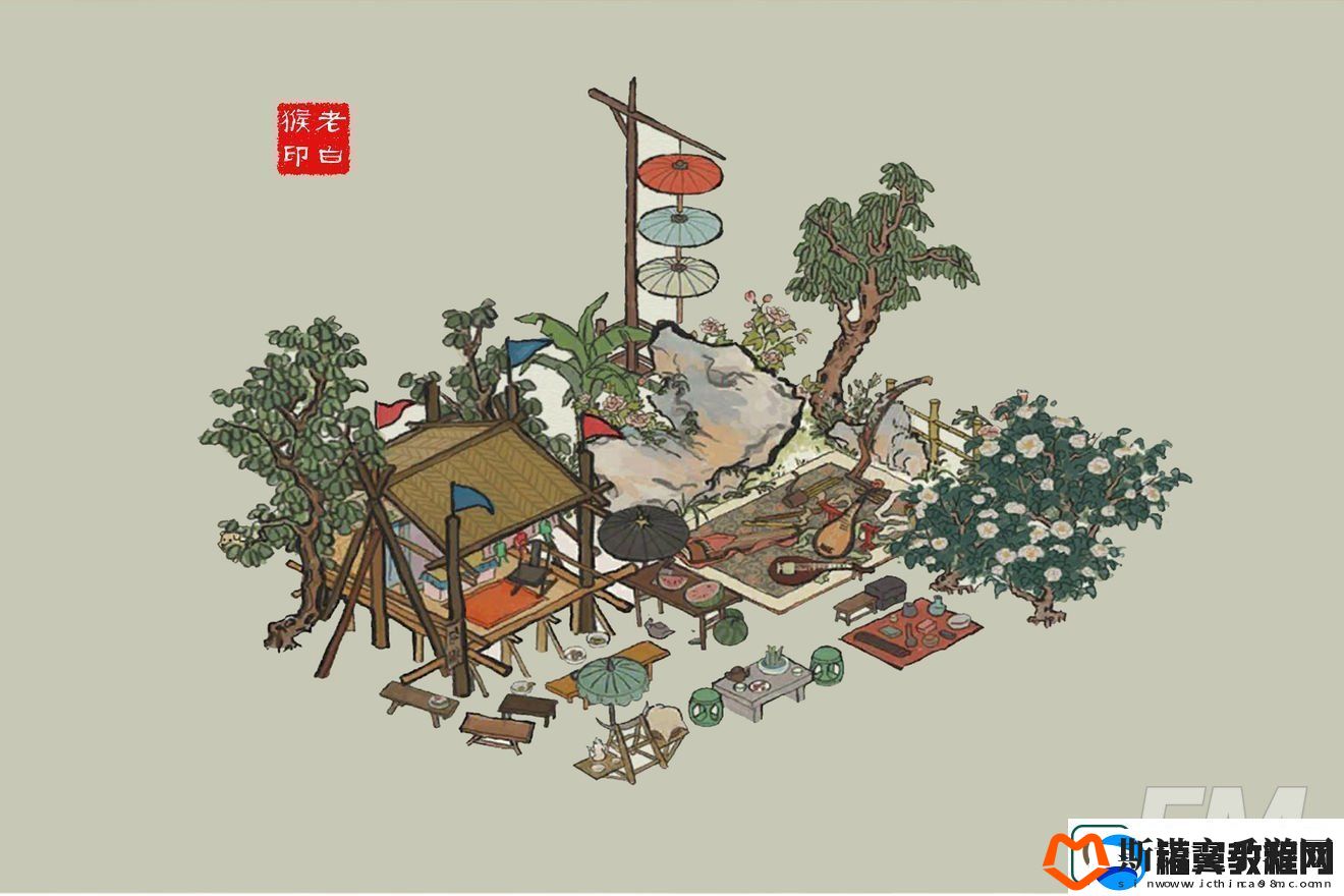 江南百景图街边演出布局方案