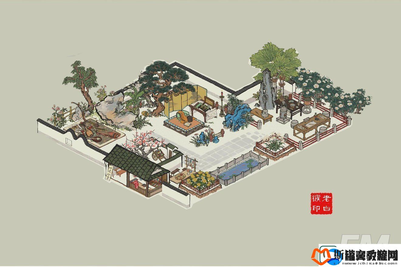 江南百景图街边演出布局方案