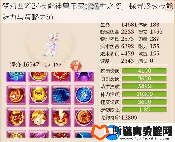 梦幻西游24技能神兽宝宝