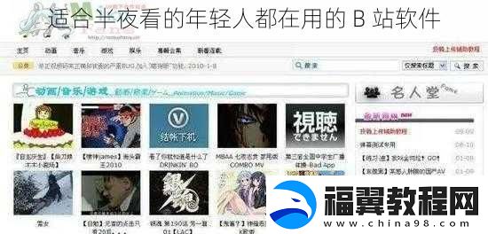 适合半夜看的年轻人都在用的-B-站软件