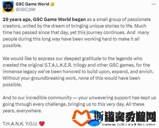 爆火后潜行者2官方发感谢信