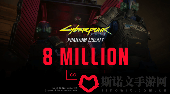 赛博朋克2077销量突破3000万份！跻身游戏史上销量前20!