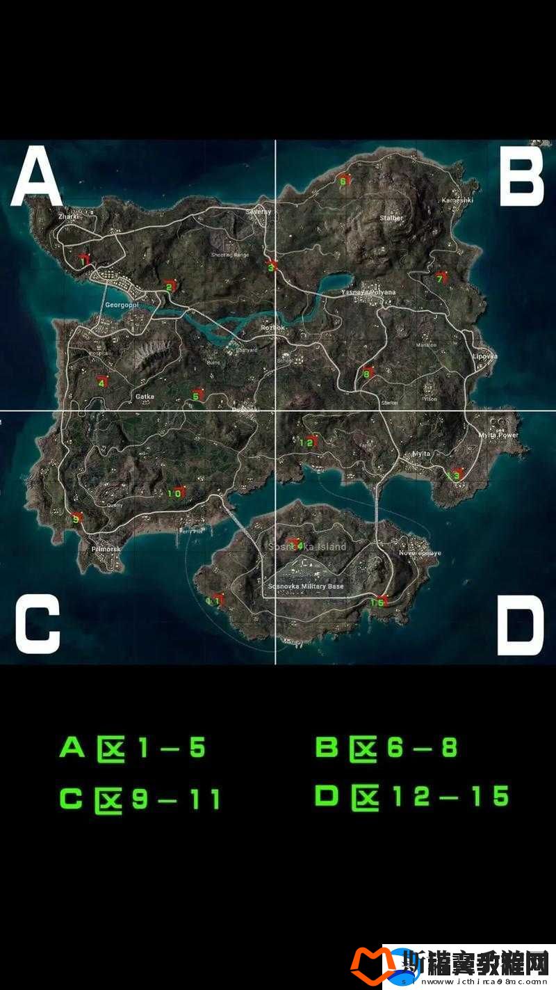 PUBG艾伦格地图点位俗称大全