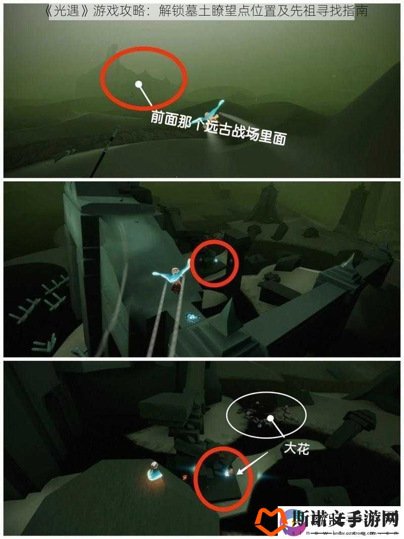 光遇游戏攻略：解锁墓土瞭望点位置及先祖寻找指南