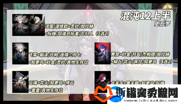 崩坏星穹铁道2.6混沌12上半场怎么通关