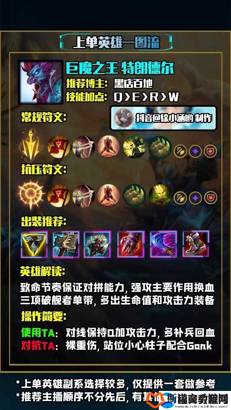 LOL-无限乱斗人马：快乐出装与符文推荐