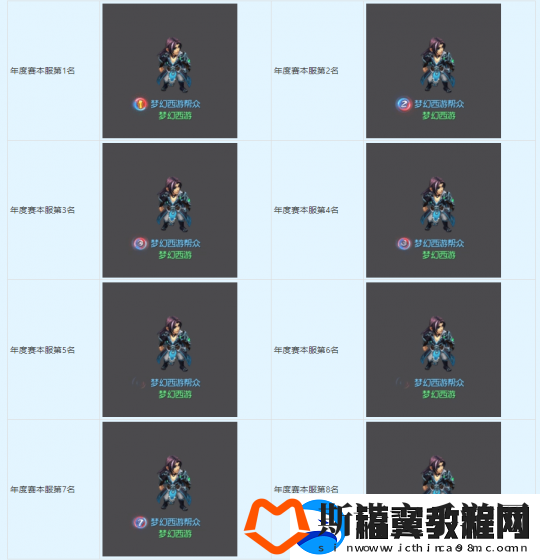 梦幻西游帮派竞赛年度赛