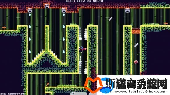 瞬移机制2D精准平台游戏忍者明Demo上线Steam有奖速通活动开启！