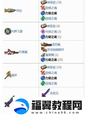 泰拉瑞亚力量之魂获取方法及分享