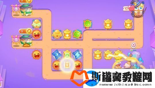 保卫萝卜4阿波与魔法宝藏第61关怎么过
