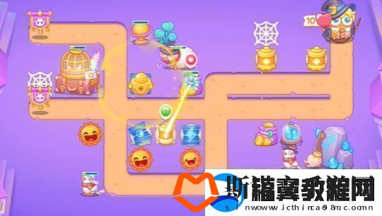 保卫萝卜4阿波与魔法宝藏第61关怎么过