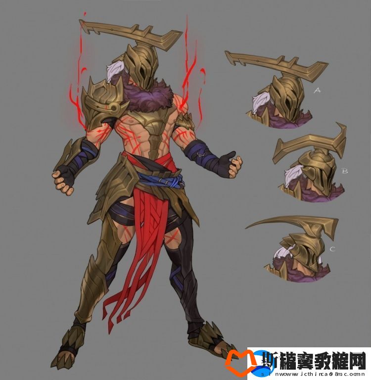 LOL狼灵武神潘森+斯维因皮肤概念设计