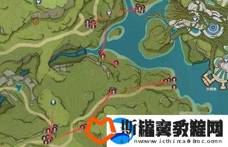 原神红绸位置大全：3.3版本红绸采集路线分布图