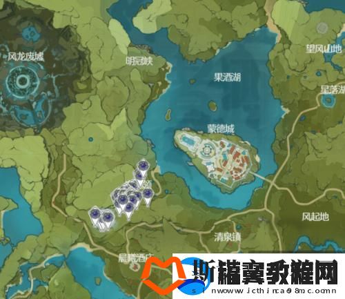 原神紫色采集物紫色生物拍摄坐标分享